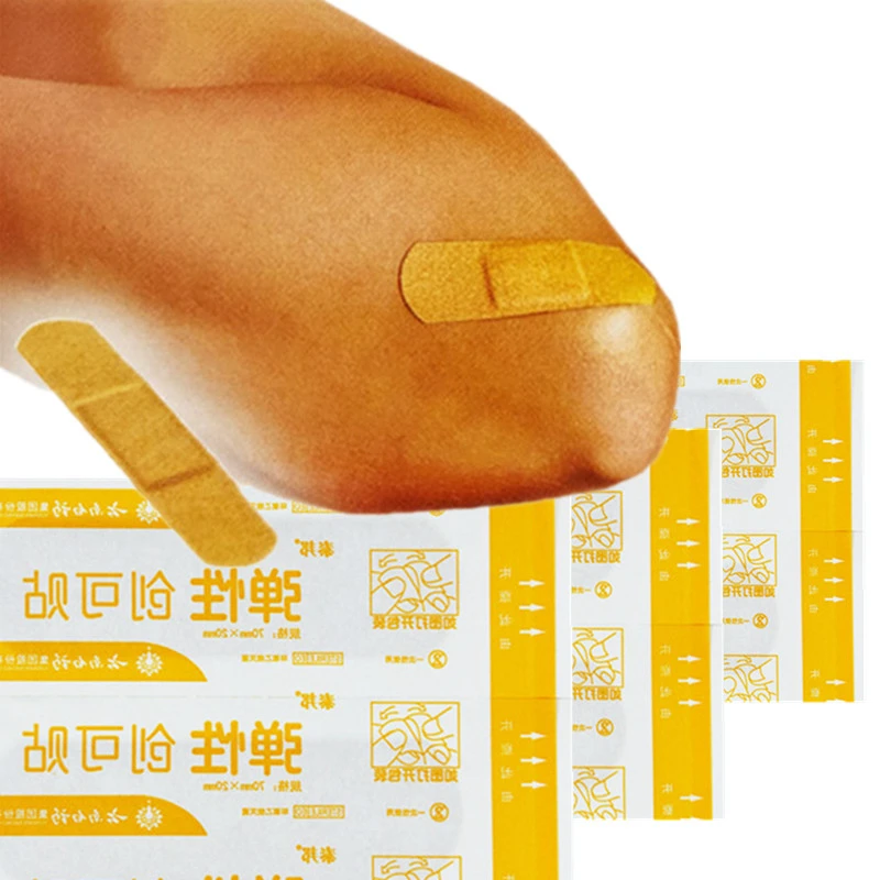 Пластыри медицинские водостойкие на резинке, 100 шт./набор 
Пластыри медицинские водостойкие на резинке, 100 шт./набор