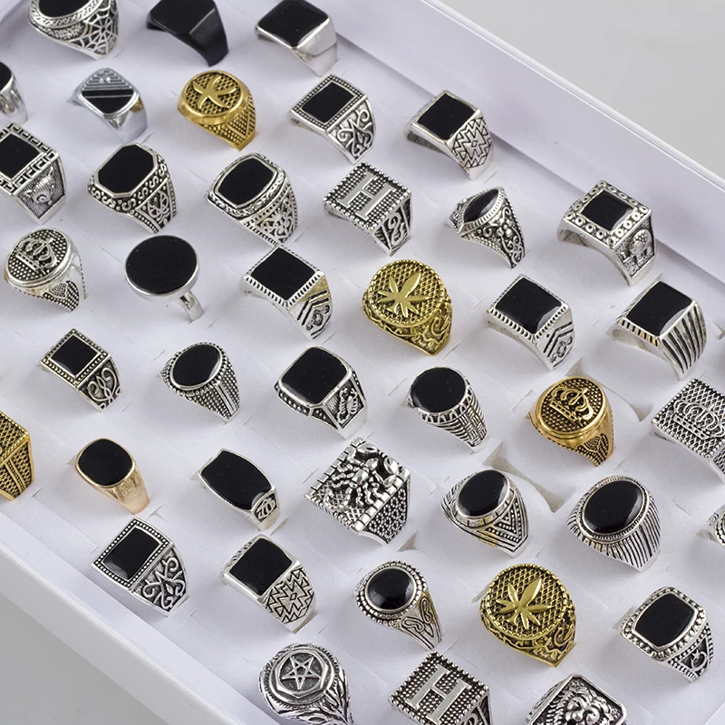 20PCs/Lot Gothic Vintage Jewelry Rings For Men Women Carved Punk Style Golden Silver Plated Party Favor Gift Wholesale
20PCs/Lot Gothic Vintage Jewelry Rings For Men Women Carved Punk Style Golden Silver Plated Party Favor Gift Wholesale