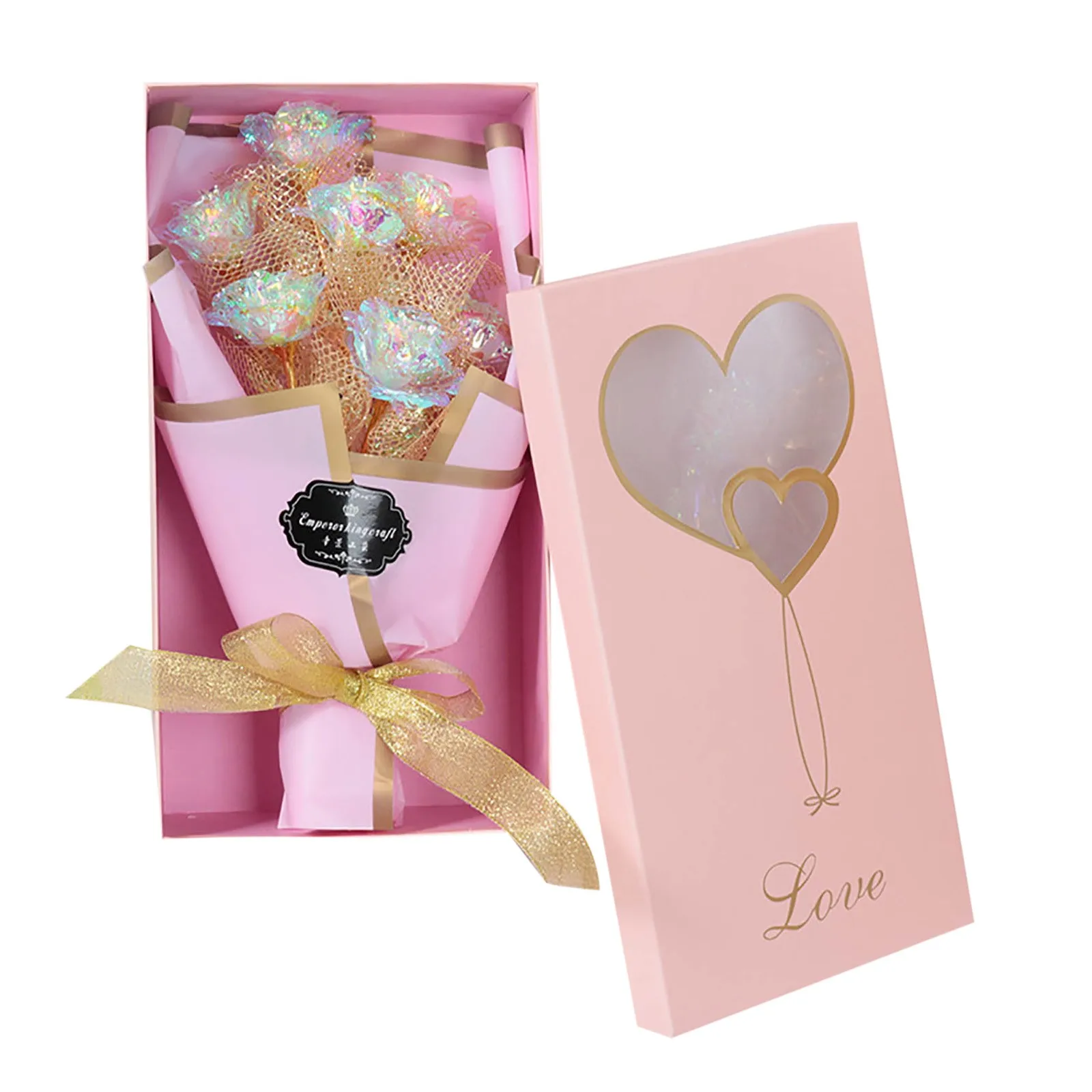 Romantic Colorful Rose Bouquet Set 24k Gold Foil Rose Gifts Artificial Forever Flowers Fashion Simulation Flowers 
Romantic Colorful Rose Bouquet Set 24k Gold Foil Rose Gifts Artificial Forever Flowers Fashion Simulation Flowers