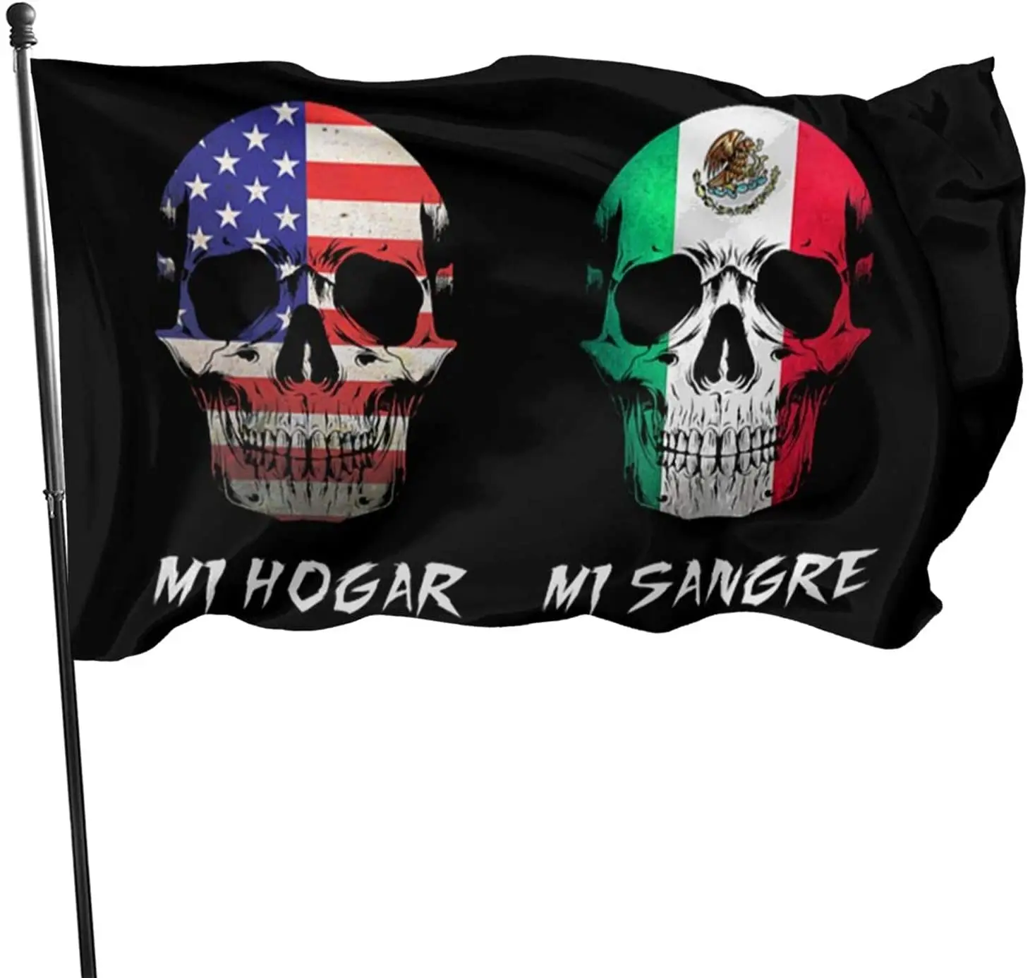 Skull My Home American Flag My Blood Mexico Flag 3x5 Ft Flag Home Garden Outdoor Slogan American Flag
Skull My Home American Flag My Blood Mexico Flag 3x5 Ft Flag Home Garden Outdoor Slogan American Flag
