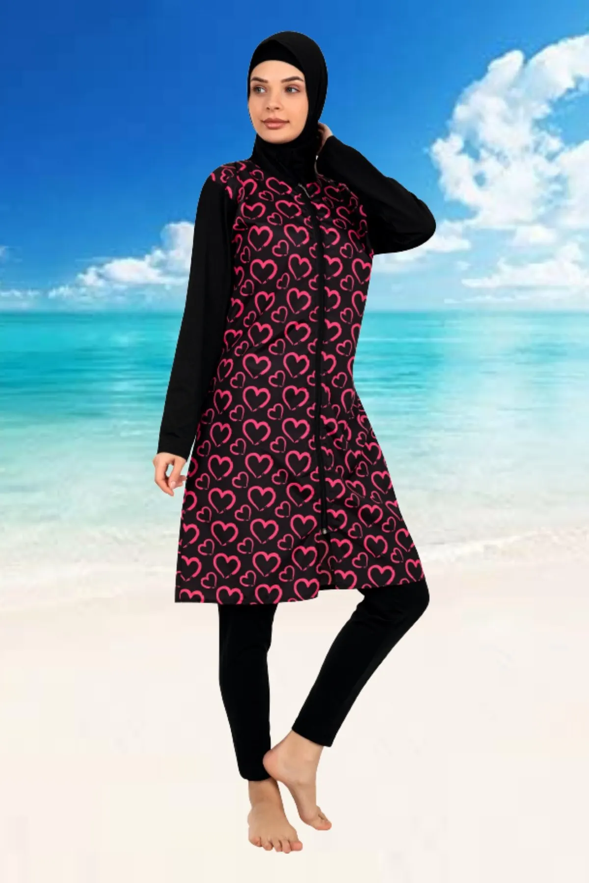 Muslim Burkinis Swimwear Modest Summer Clothing Hijab Sport Swimsuit Islamic Full Cover Swimwear
Muslim Burkinis Swimwear Modest Summer Clothing Hijab Sport Swimsuit Islamic Full Cover Swimwear