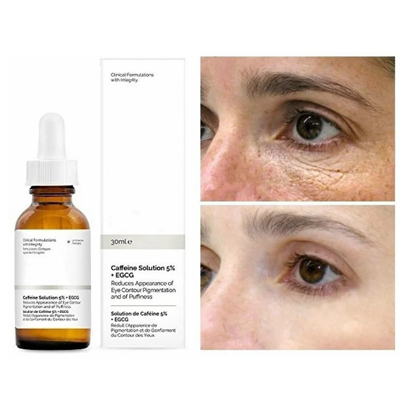 30ml Caffeine Solution 5% + EGCG Eye Serum Removal Eye Bag Dark Eye Circle Lightening Fine Line Essence Eye Care
30ml Caffeine Solution 5% + EGCG Eye Serum Removal Eye Bag Dark Eye Circle Lightening Fine Line Essence Eye Care