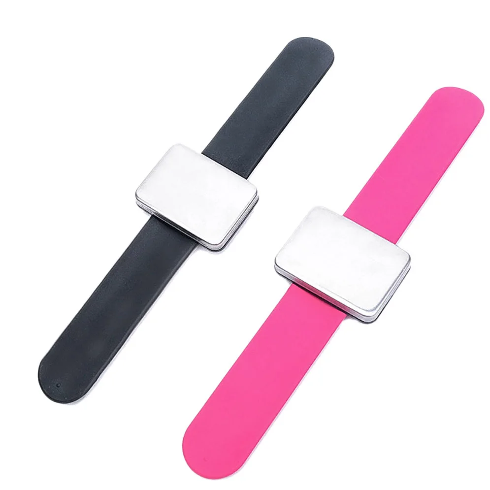 Adjustable Magnetic Bobby Pin Bracelet Self Adhesive Wrist Band Magnetic Plate For Salon Hairstyling Clip
Adjustable Magnetic Bobby Pin Bracelet Self Adhesive Wrist Band Magnetic Plate For Salon Hairstyling Clip