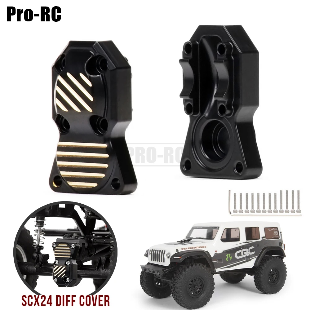 2Pcs Brass Front & Rear Diff Cover Fit 1/24 Axial SCX24 90081 C10 Deadbolt Mini Rc Crawler Car Upgrade Parts 
2Pcs Brass Front & Rear Diff Cover Fit 1/24 Axial SCX24 90081 C10 Deadbolt Mini Rc Crawler Car Upgrade Parts
