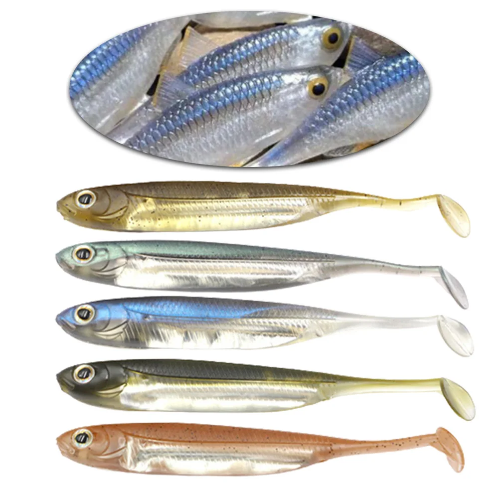 5pcs 10/12cm 10g Artificial Soft Lures T Tail Wrom Fishing Bait Bass Pike Swimbait Paddle Tail Jig Lure Fishing Accessory Pesca
5pcs 10/12cm 10g Artificial Soft Lures T Tail Wrom Fishing Bait Bass Pike Swimbait Paddle Tail Jig Lure Fishing Accessory Pesca