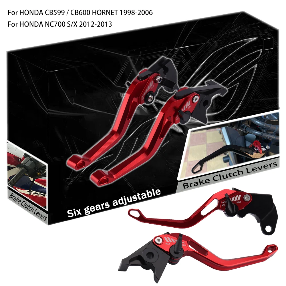 5D Adjustable Brake Clutch Levers Fits For HONDA CB599 / CB600 HORNET 1998-2006 NC700 S/X 2012-2013 Motorcycle 3D Short Handle 5
5D Adjustable Brake Clutch Levers Fits For HONDA CB599 / CB600 HORNET 1998-2006 NC700 S/X 2012-2013 Motorcycle 3D Short Handle 5