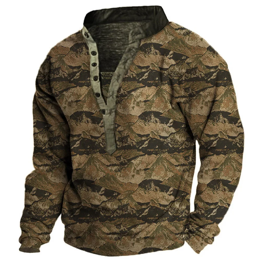 Print Camouflage Pullover Men's Hoodies Casual Sweashirts Jumper 2022 Spring Autumn Button Hunting Hoody Sport Men Clothing
Print Camouflage Pullover Men's Hoodies Casual Sweashirts Jumper 2022 Spring Autumn Button Hunting Hoody Sport Men Clothing