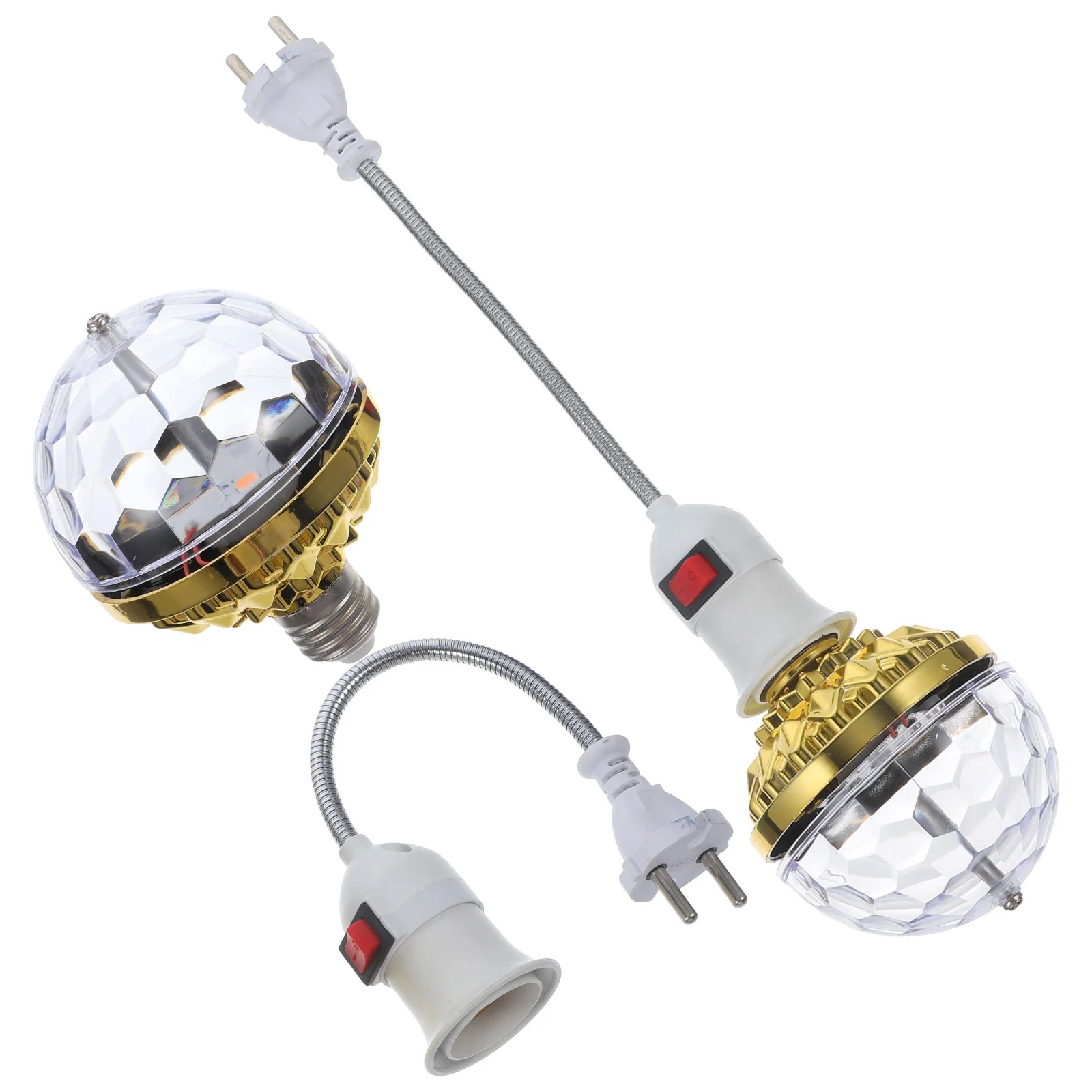 2 Sets Colorful Ball Lights E27 Disco Bulb Rotating Rgb Bulbs Small Home High Strength Plastic LED Colored
2 Sets Colorful Ball Lights E27 Disco Bulb Rotating Rgb Bulbs Small Home High Strength Plastic LED Colored