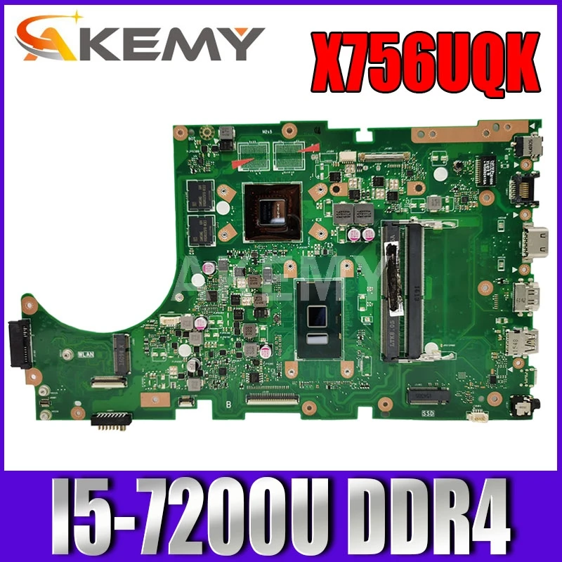 Для ASUS X756UW X756UQK X756UQ X756UR X756UWK X756UV X756UJ X756UXM X756U протестированная Материнская плата ноутбука ок DDR4 I5-7200U
Для ASUS X756UW X756UQK X756UQ X756UR X756UWK X756UV X756UJ X756UXM X756U протестированная Материнская плата ноутбука ок DDR4 I5-7200U