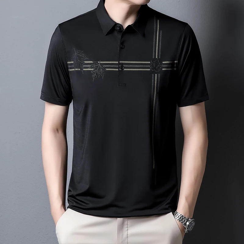 2023 Fashion Men's Top Short-sleeved Polo Shirt Business Casual Slim Design Solid Lapel Daily Outside Golf Clothes Traf Homme
2023 Fashion Men's Top Short-sleeved Polo Shirt Business Casual Slim Design Solid Lapel Daily Outside Golf Clothes Traf Homme