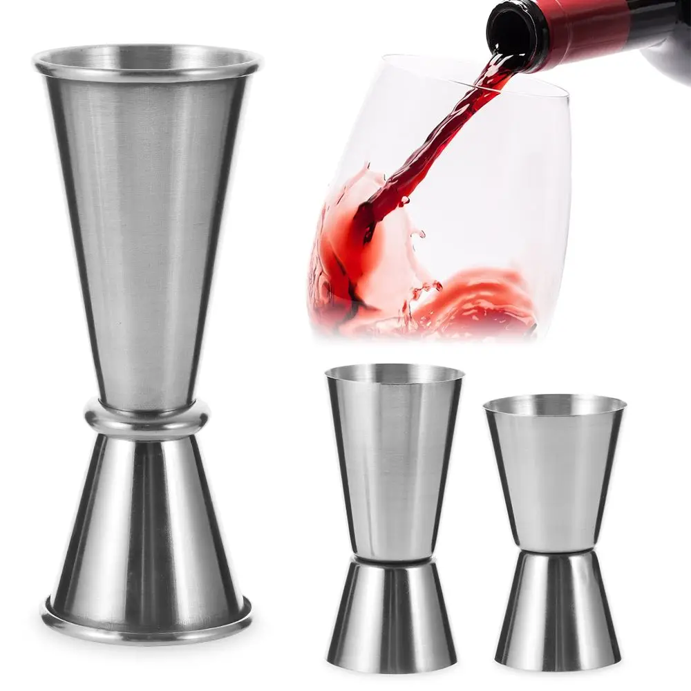 Stainless Steel Cocktail Shaker Measure Cup Dual Shot Drink Spirit Measure Jigger Kitchen Bar Tools
Stainless Steel Cocktail Shaker Measure Cup Dual Shot Drink Spirit Measure Jigger Kitchen Bar Tools