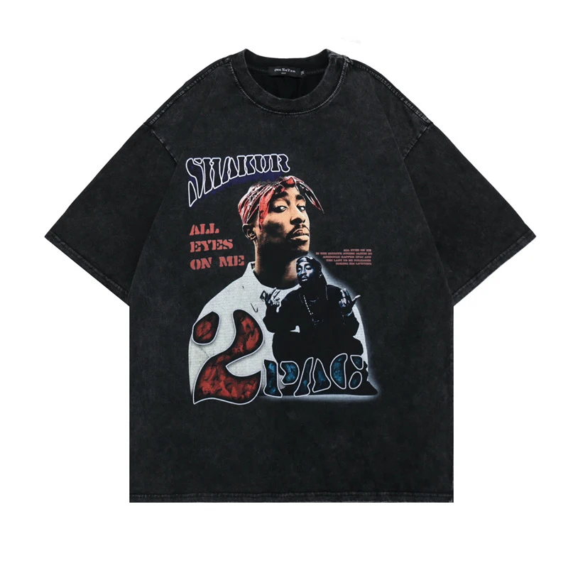 New Cotton High Street Oversized T-shirt Hip Hop Print Dark Short Sleeve Harajuku Men's and Women's Casual Top
New Cotton High Street Oversized T-shirt Hip Hop Print Dark Short Sleeve Harajuku Men's and Women's Casual Top