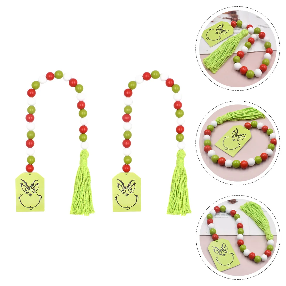 Bead Garland Tassel Beads Wood Beaded Wooden Hanging Ornament String Christmas Diy Decor Pendant Party Wreath Decoration Chic
Bead Garland Tassel Beads Wood Beaded Wooden Hanging Ornament String Christmas Diy Decor Pendant Party Wreath Decoration Chic