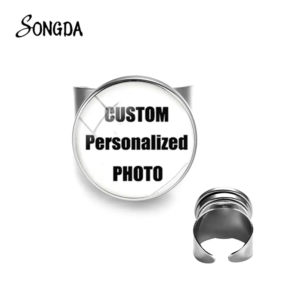 10pcs Custom Yours Family Baby Pet Logo Photo Ring Personalized Opening Ring Glass Dome Finger Jewelry Handmade Accessories Gift
10pcs Custom Yours Family Baby Pet Logo Photo Ring Personalized Opening Ring Glass Dome Finger Jewelry Handmade Accessories Gift