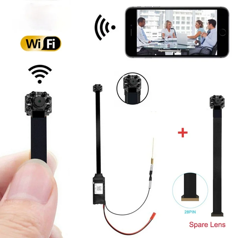 Mini Camera HD 1080P Wifi IP Micro Camcorde Portable Wireless Module Video Recorder Support Remote View P2P Camera Spare Lens
Mini Camera HD 1080P Wifi IP Micro Camcorde Portable Wireless Module Video Recorder Support Remote View P2P Camera Spare Lens