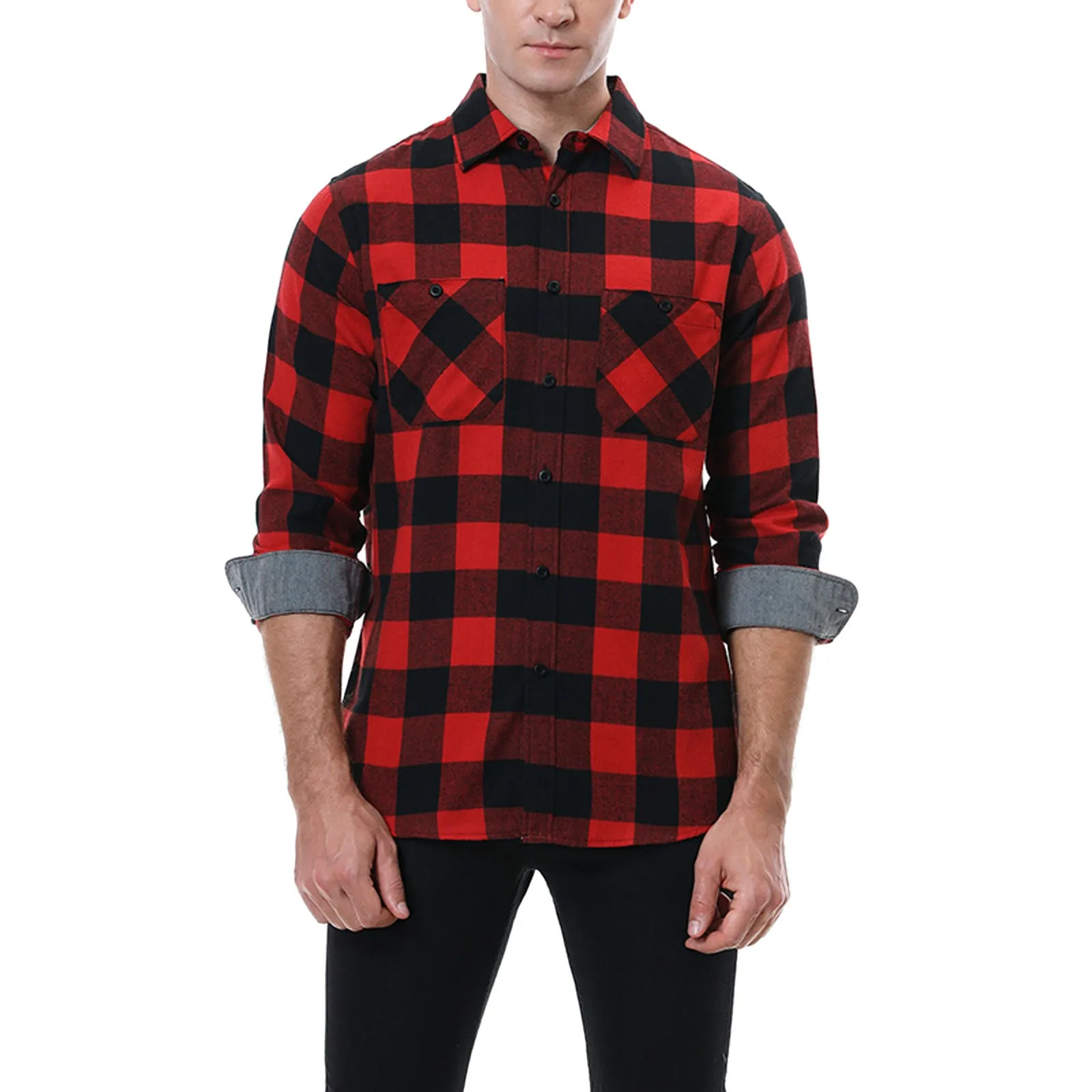 Men's European American Shirts Casual Loose Light Business Brushed Cotton Plaid Shirt Tops 2022 Men clothing camisas masculina
Men's European American Shirts Casual Loose Light Business Brushed Cotton Plaid Shirt Tops 2022 Men clothing camisas masculina