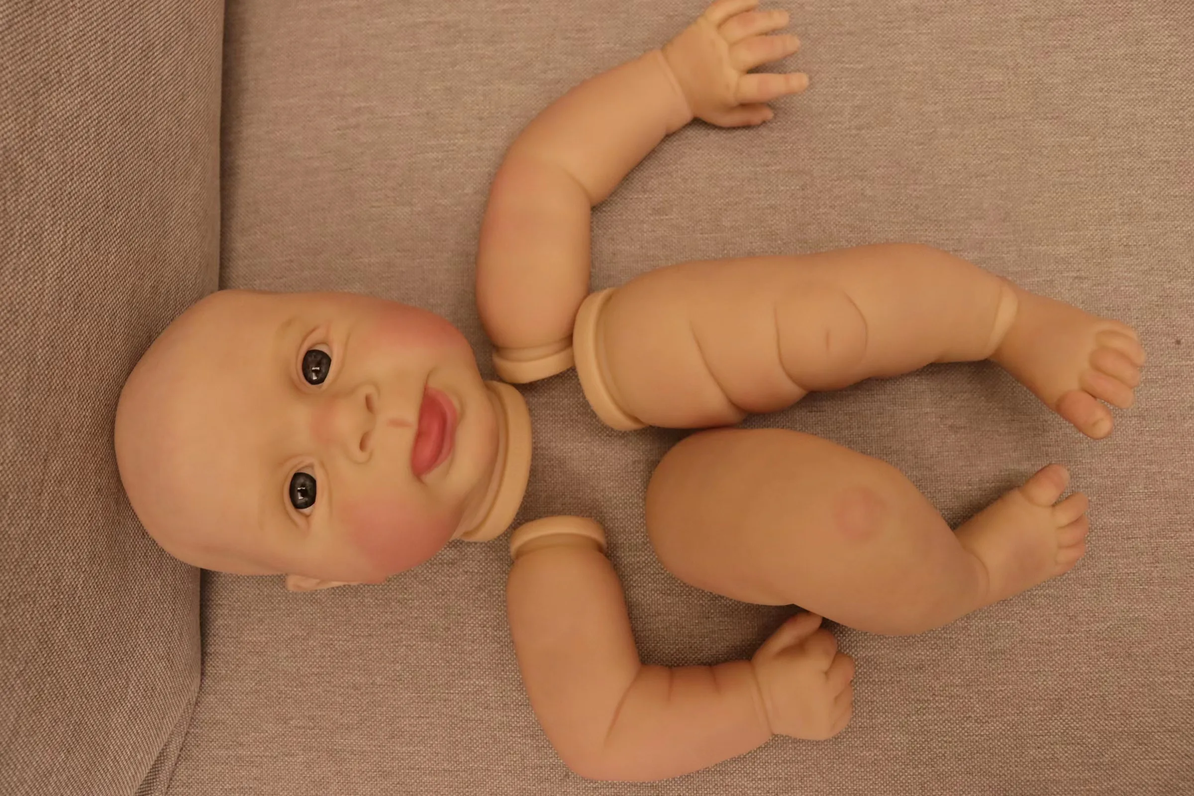 New Arrival FBBD 19inch Artist Painted Reborn Baby Doll Sebby Painted Kits With Clear Blood Vessel Real Reborn Art Doll
New Arrival FBBD 19inch Artist Painted Reborn Baby Doll Sebby Painted Kits With Clear Blood Vessel Real Reborn Art Doll