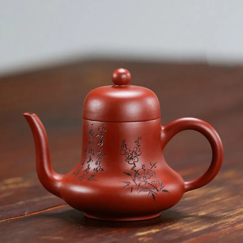 Boutique tea pot purple clay teapot beauties handmade kettle Chinese Dahongpao tea set customized gifts authentic 130ml
Boutique tea pot purple clay teapot beauties handmade kettle Chinese Dahongpao tea set customized gifts authentic 130ml