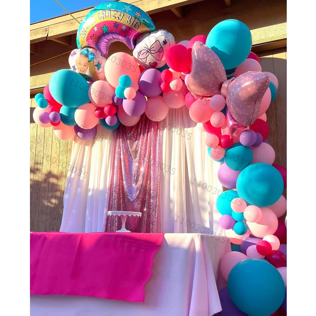 162pcs JoJo Siwa Theme Birthday Party Balloons Garland Kit Rainbow Clound Bow Knot Foil Balloons Kids Girls Favor Party Decors
162pcs JoJo Siwa Theme Birthday Party Balloons Garland Kit Rainbow Clound Bow Knot Foil Balloons Kids Girls Favor Party Decors