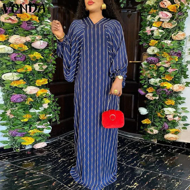 VONDA Long Puff Sleeve Baggy Vestido Women Holiday Robes Longue Summer Sexy V Neck Printed Long Maxi Pleated Sundress Oversize
VONDA Long Puff Sleeve Baggy Vestido Women Holiday Robes Longue Summer Sexy V Neck Printed Long Maxi Pleated Sundress Oversize