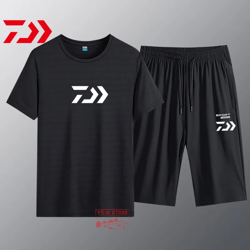 2023 Daiwa Men Summer Fishing Short Sleeve Suit Running Fitness Clothes Quick-drying T-shirt Outdoor Fishing Casual Outfit Suits 
2023 Daiwa Men Summer Fishing Short Sleeve Suit Running Fitness Clothes Quick-drying T-shirt Outdoor Fishing Casual Outfit Suits