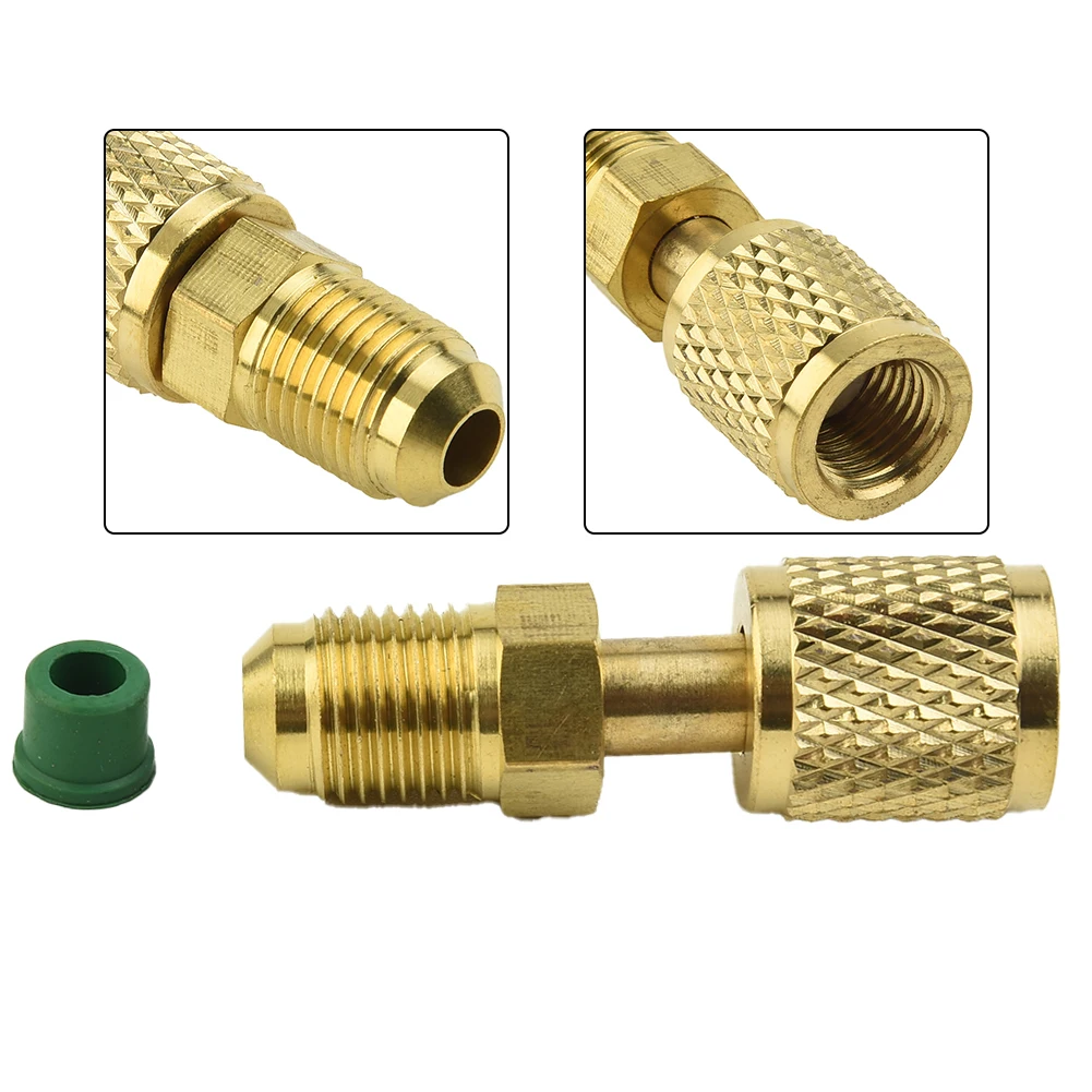 Power Tool Part Pneumatics, Pump Adapter Male Brass Safe Valve System 5/16 X F1/4 SAE For Air Conditioning Systems R32 R410a
Power Tool Part Pneumatics, Pump Adapter Male Brass Safe Valve System 5/16 X F1/4 SAE For Air Conditioning Systems R32 R410a