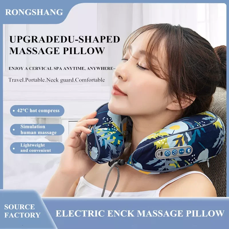 Electric Neck Massager U Shaped Pillow Multifunctional Portable Shoulder Cervical Massager Travel Home Car Relax Massage Pillow
Electric Neck Massager U Shaped Pillow Multifunctional Portable Shoulder Cervical Massager Travel Home Car Relax Massage Pillow