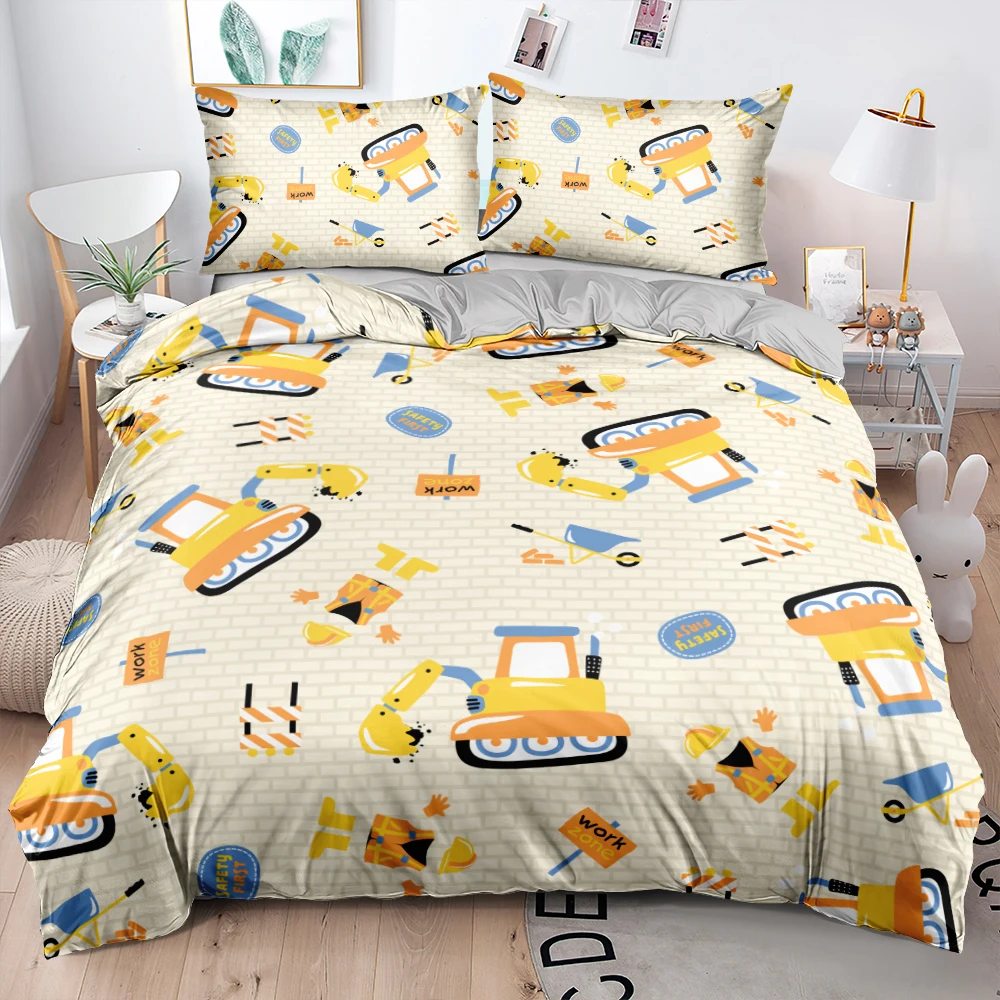3D Digital Cartoon Truck Quilt/Duvet Cover Couple Bedding Set Twin Queen King Size 173x230cm Bed Linen for Kids Home Textile
3D Digital Cartoon Truck Quilt/Duvet Cover Couple Bedding Set Twin Queen King Size 173x230cm Bed Linen for Kids Home Textile