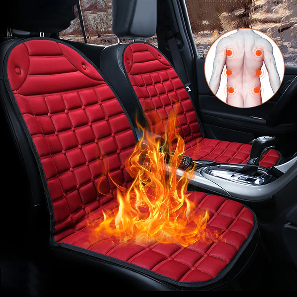 Universal Heated Car Seat Cover 2V Auto Seat Heater Winter Warm Home Seat Cushion 2 Gear Temp Control Car Seat Pad with Switch
Universal Heated Car Seat Cover 2V Auto Seat Heater Winter Warm Home Seat Cushion 2 Gear Temp Control Car Seat Pad with Switch