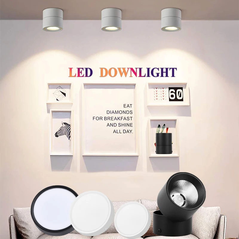 LED Down Light Spot Led Lights Fodable Downlight Ceiling Spots 220V 5W/10/15/25W Surface Mounted Lamp Kitchen Bedroom Indoor
LED Down Light Spot Led Lights Fodable Downlight Ceiling Spots 220V 5W/10/15/25W Surface Mounted Lamp Kitchen Bedroom Indoor