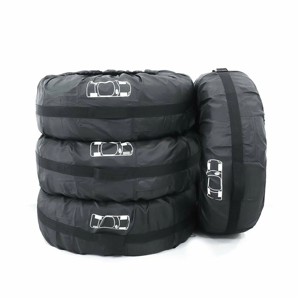 4Pcs Car Spare Tire Cover Case 13-23inch Tire Cover Case Polyester Auto Wheel Tires Storage Bags Dust-proof Protector Styling
4Pcs Car Spare Tire Cover Case 13-23inch Tire Cover Case Polyester Auto Wheel Tires Storage Bags Dust-proof Protector Styling