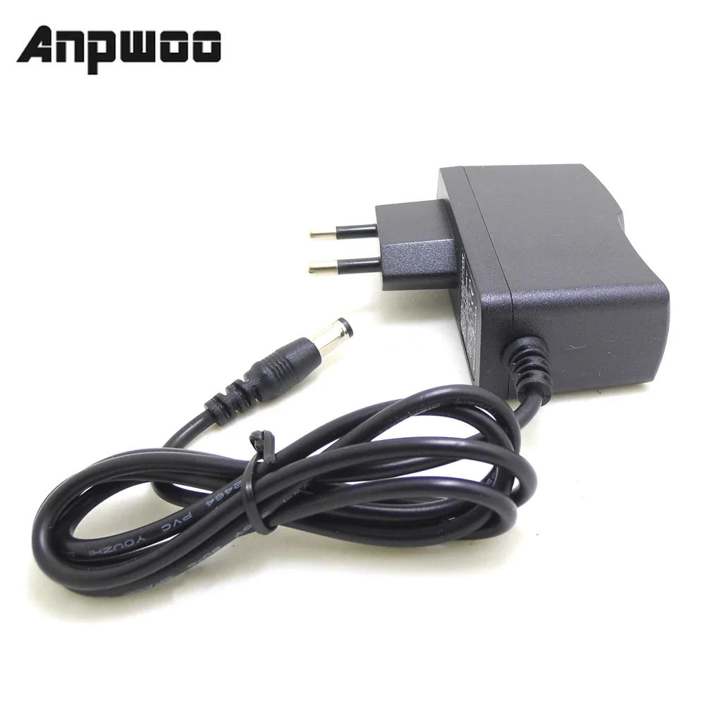 ANPWOO EU Plug AC/DC Power adapter charger Power Adapter for CCTV Camera AC 100-240V DC 12V 1A (2.1mm * 5.5mm)
ANPWOO EU Plug AC/DC Power adapter charger Power Adapter for CCTV Camera AC 100-240V DC 12V 1A (2.1mm * 5.5mm)