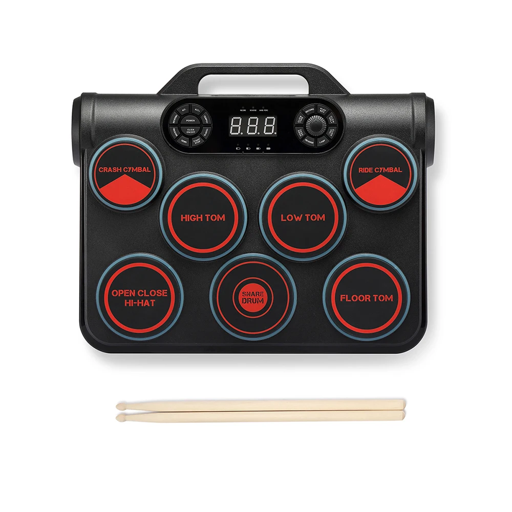 Metronome Rhythm Drum Electronic Musical Instrument Percussion Recording Function Table Top Drum
Metronome Rhythm Drum Electronic Musical Instrument Percussion Recording Function Table Top Drum