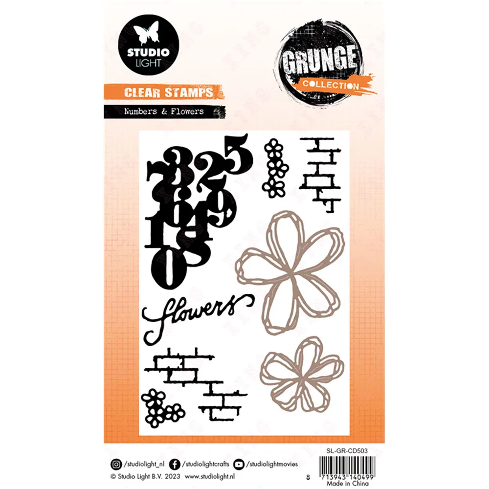 

Numbers & Flowers New Metal Cutting Dies Scrapbook Diary Decoration Stencil Embossing Template Diy Greeting Card Handmade Molds