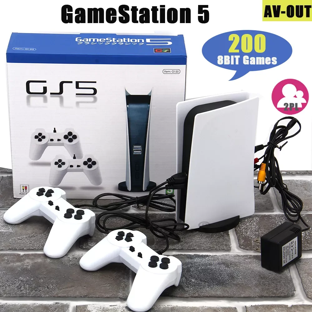 Dropshipping GS5 Game Console 8 Bit USB Wired Handheld Game Player 200 Classic Games Retro AV Output Gaming Console For Child
Dropshipping GS5 Game Console 8 Bit USB Wired Handheld Game Player 200 Classic Games Retro AV Output Gaming Console For Child