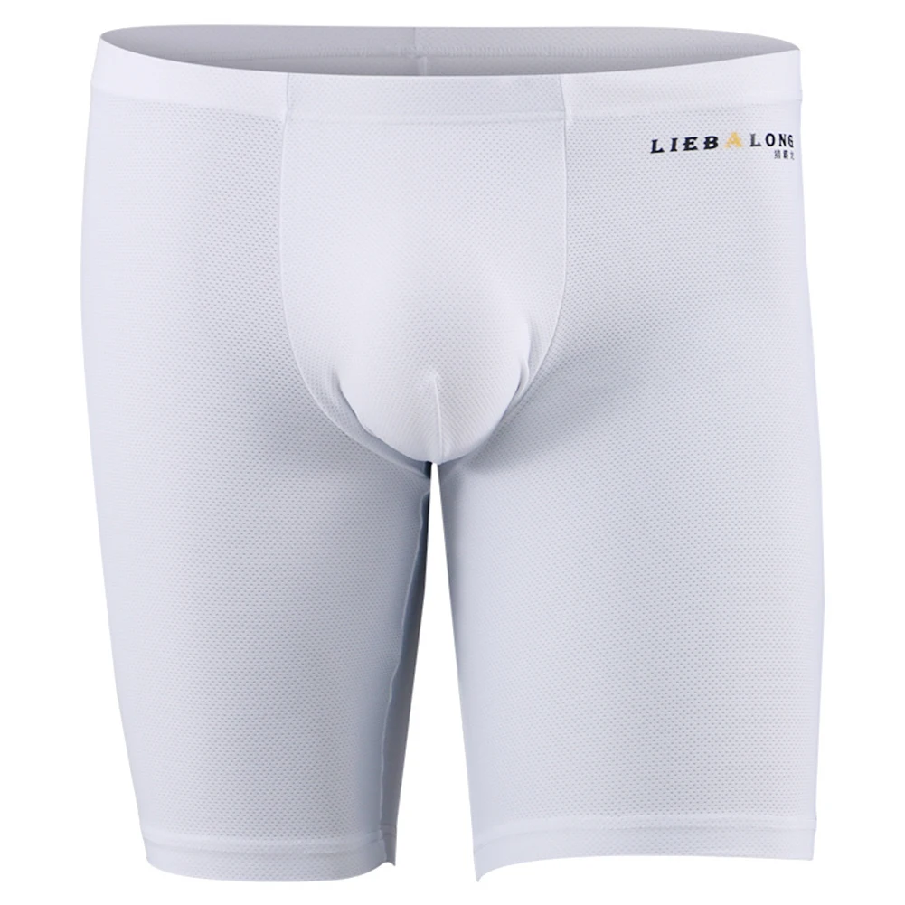 Mens Ice Silk Lenthen Underwear Ice Silk Long Leg Boxer Smooth Elastic Briefs Sport Fitness Trunk Swim Breathable Underpants
Mens Ice Silk Lenthen Underwear Ice Silk Long Leg Boxer Smooth Elastic Briefs Sport Fitness Trunk Swim Breathable Underpants
