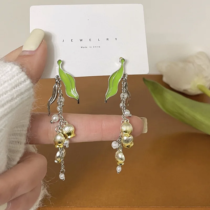 New Spring Long Korean Earrings Tassel Mori Girls Luxury Earings Accessories for Women
New Spring Long Korean Earrings Tassel Mori Girls Luxury Earings Accessories for Women