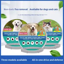 Extendable Pet Flea Collar Antiparasitic Necklace Personalized Anti Flea And Tick Big Dog Puppy Cat Anti-Flea Collar Ticks Dogs