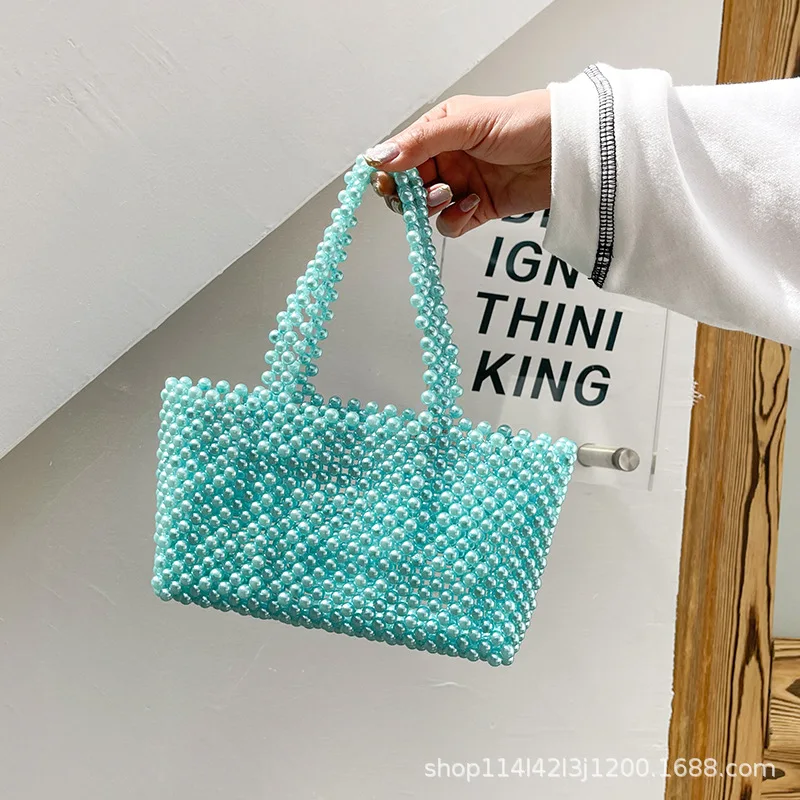 Mini Pearl Women's Bag Handwoven Beaded DIY Homemade 2022 Transparent Bag Fashion Party Ladies Designer Bag Purses and Handbags
Mini Pearl Women's Bag Handwoven Beaded DIY Homemade 2022 Transparent Bag Fashion Party Ladies Designer Bag Purses and Handbags