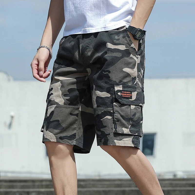 Cargo Shorts Men Summer Fashion Camo Multi Pockets Shorts Casual Loose Jogging Pants Mens Street Hip Hop Straight Short Trousers
Cargo Shorts Men Summer Fashion Camo Multi Pockets Shorts Casual Loose Jogging Pants Mens Street Hip Hop Straight Short Trousers