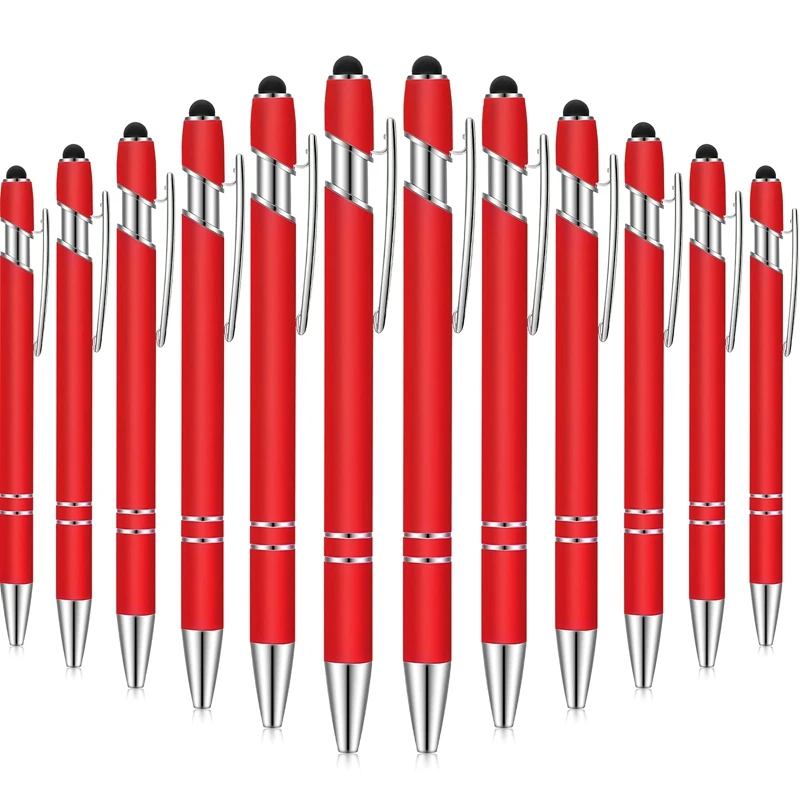 PPYY-Ballpoint Pen with Stylus Tip, 1.0mm Black Ink Metal Pen Stylus Pen for Touch Screens,2 in 1 Stylus Ballpoint Pen (Red)
PPYY-Ballpoint Pen with Stylus Tip, 1.0mm Black Ink Metal Pen Stylus Pen for Touch Screens,2 in 1 Stylus Ballpoint Pen (Red)