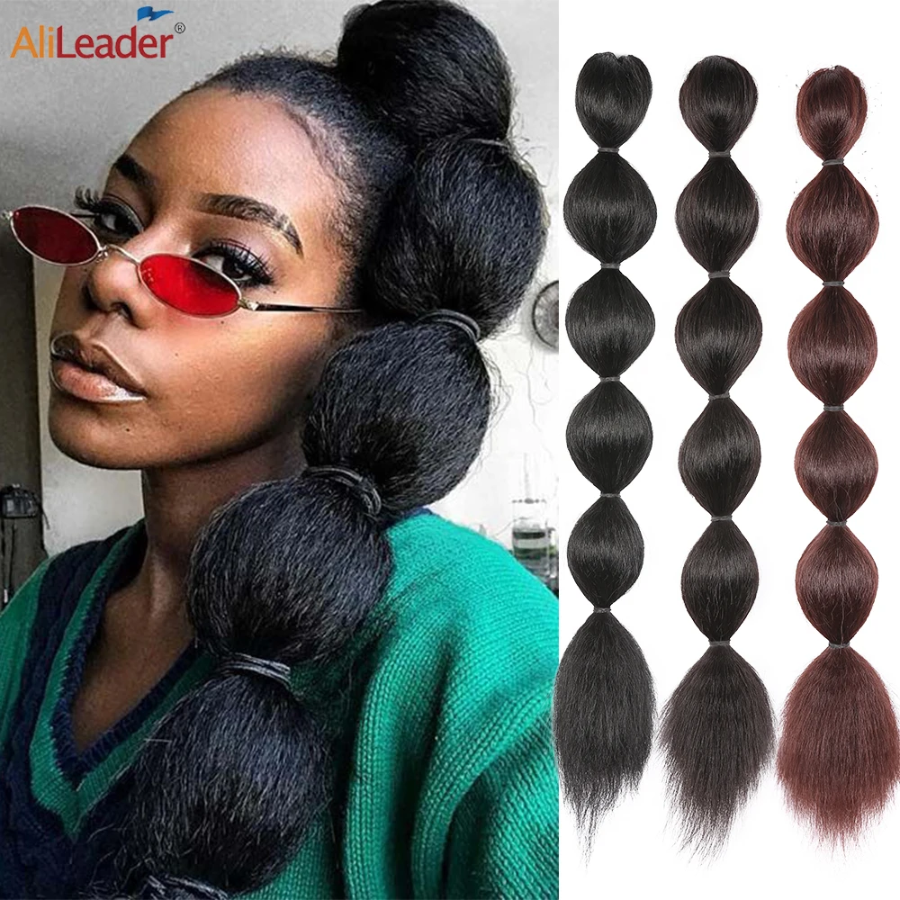 Afro Bubble Ponytail Fluffy Syntehtic Ponytail Extensions Hair Tails Kinky Straight False Tail For Women
Afro Bubble Ponytail Fluffy Syntehtic Ponytail Extensions Hair Tails Kinky Straight False Tail For Women