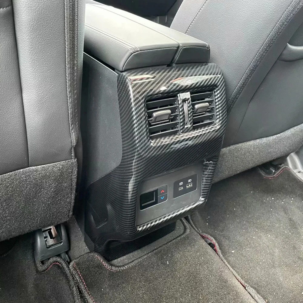 For Nissan Qashqai J12 2022 2023 Car Accessories Carbon fiber Car Rear Seat Air Conditioning Vent Cover Trim Anti-Kick Panel
For Nissan Qashqai J12 2022 2023 Car Accessories Carbon fiber Car Rear Seat Air Conditioning Vent Cover Trim Anti-Kick Panel