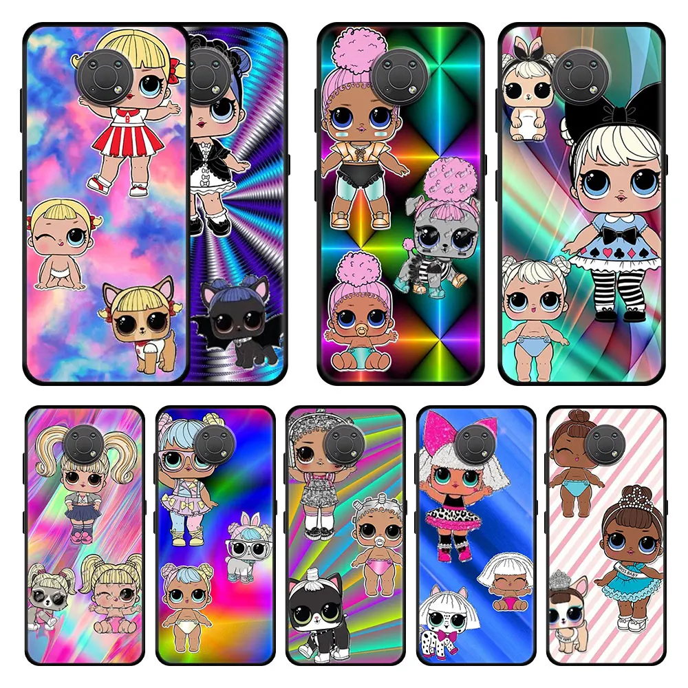 LOL Surprise Cute Celular Case Coque for Nokia 7 6 G50 G20 5 G10 XR20 5 3 X20 4 G21 2 C30 C21 Plus 8.3 5G 1 6 Black Matte Phone
LOL Surprise Cute Celular Case Coque for Nokia 7 6 G50 G20 5 G10 XR20 5 3 X20 4 G21 2 C30 C21 Plus 8.3 5G 1 6 Black Matte Phone
