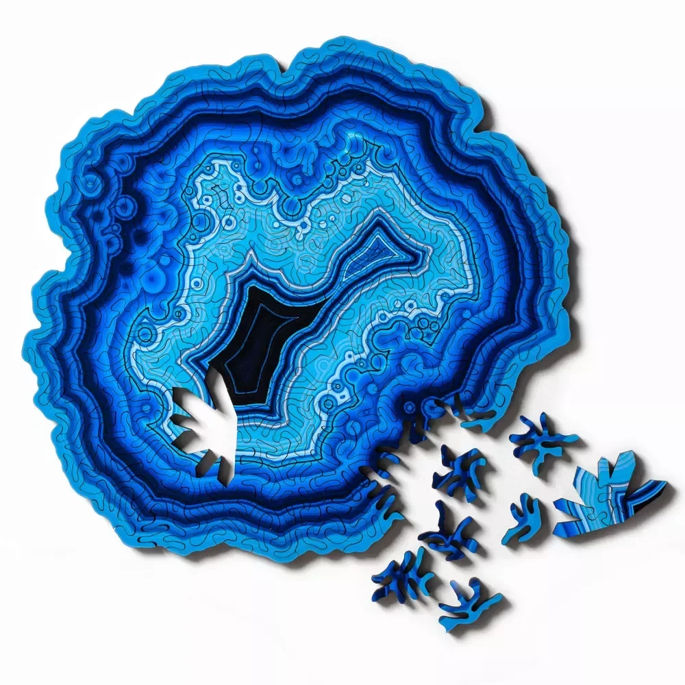 NEW Shaped Agate Wooden Puzzle For Adults Kid Toy Gift Wood DIY Jigsaw Blue Agate Family Game Develop Intelligence Decoration
NEW Shaped Agate Wooden Puzzle For Adults Kid Toy Gift Wood DIY Jigsaw Blue Agate Family Game Develop Intelligence Decoration