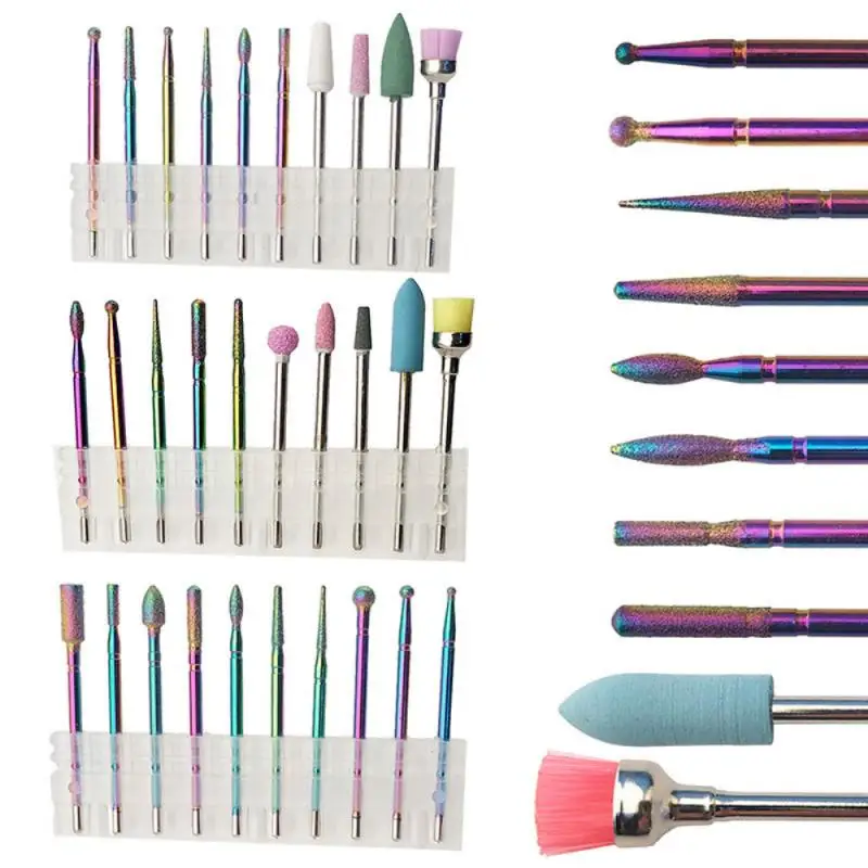 Tungsten Steel Nail Art Electric File Drill Bits Polishing Grinding Head Manicure Pedicure Machines Tool Accessories 10Pcs/set
Tungsten Steel Nail Art Electric File Drill Bits Polishing Grinding Head Manicure Pedicure Machines Tool Accessories 10Pcs/set