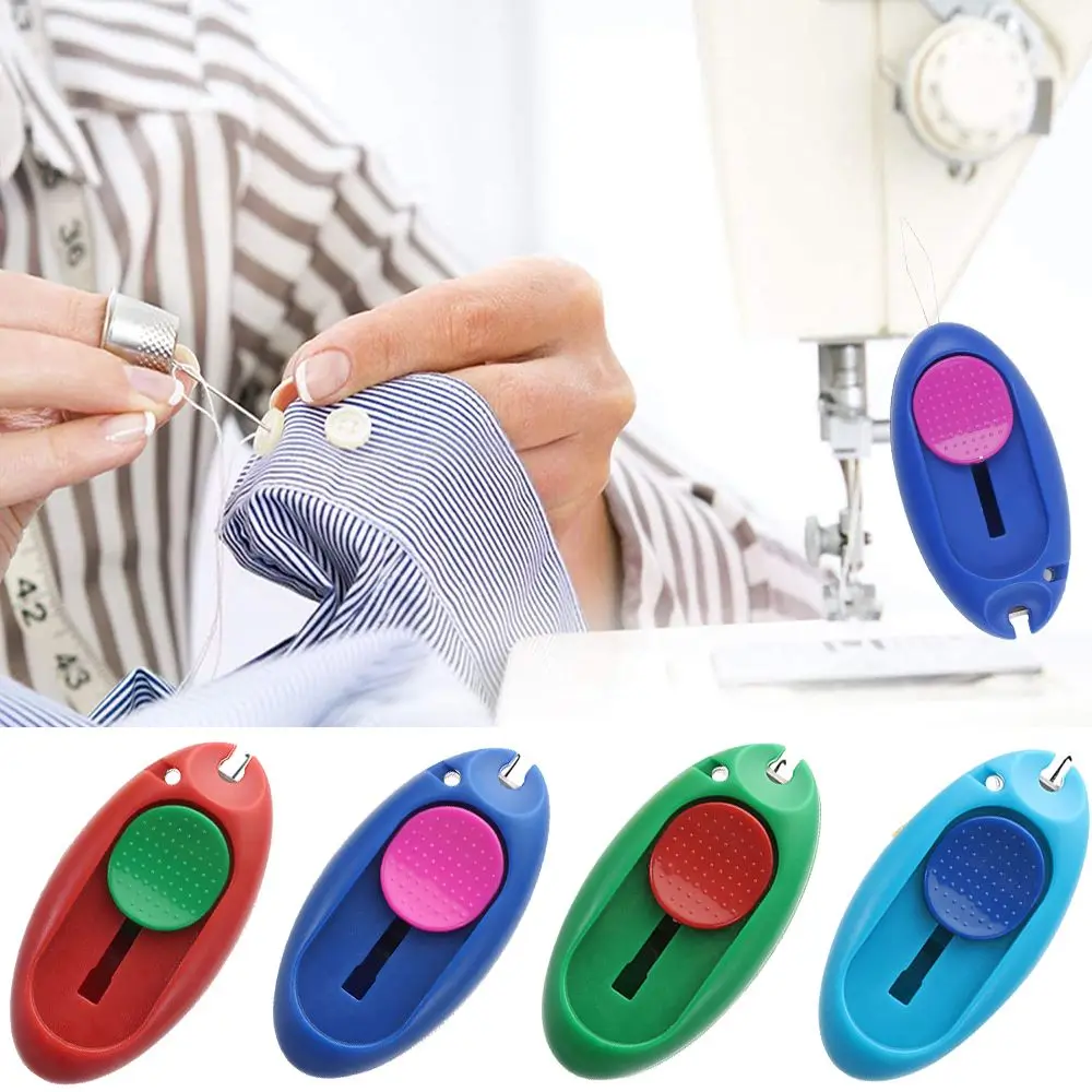 Crafts Thread Cutter Automatic Wire Loop Sew Accessories Sewing Needles Sewing Threaders Self Threading Needle Threader
Crafts Thread Cutter Automatic Wire Loop Sew Accessories Sewing Needles Sewing Threaders Self Threading Needle Threader