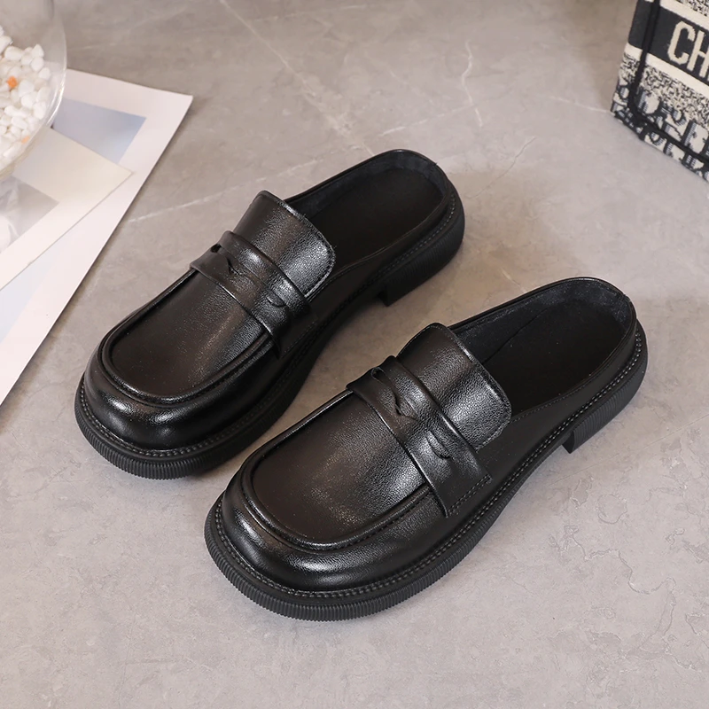 Mules Slippers Summer Shoes for Women Sandals Casual Round Toe Slip on Flat Loafers Fashion Ladies Slides Feetwear Comfortable
Mules Slippers Summer Shoes for Women Sandals Casual Round Toe Slip on Flat Loafers Fashion Ladies Slides Feetwear Comfortable