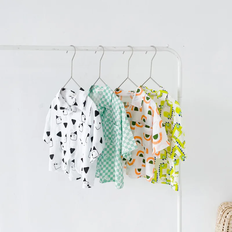 Fashion Rainbow Animal Print Kids Shirt Clothes Summer Blouses Clothing Infant Boy Cartoon Cotton Tops 2 3 4 5 6 7 Years T Shirt
Fashion Rainbow Animal Print Kids Shirt Clothes Summer Blouses Clothing Infant Boy Cartoon Cotton Tops 2 3 4 5 6 7 Years T Shirt