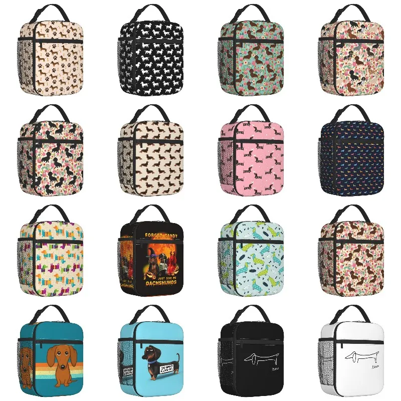 Dachshund Sausage Dog Resuable Lunch Box Women Puppy Lovers Thermal Cooler Food Insulated Lunch Bag School Children Student
Dachshund Sausage Dog Resuable Lunch Box Women Puppy Lovers Thermal Cooler Food Insulated Lunch Bag School Children Student